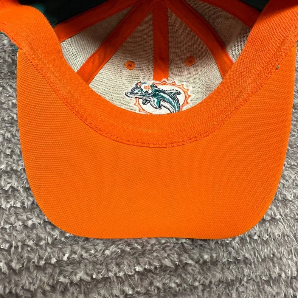 Reebok Miami Dolphins NFL Baseball Hat Fitted Equipment Teal Orange OSFA